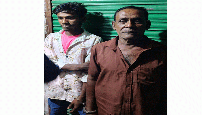 রাণীনগরে পিতা-পুত্রকে কারাদন্ড