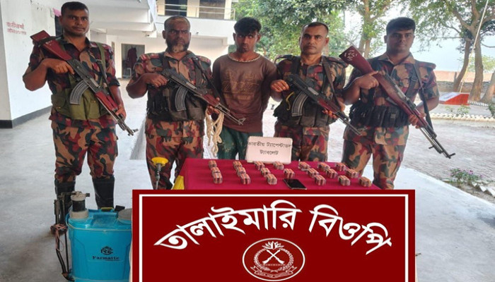 নগরীতে বিপুল পরিমান ট্যাপেনটাডল- সহ মাদক কারবারী গ্রেফতার