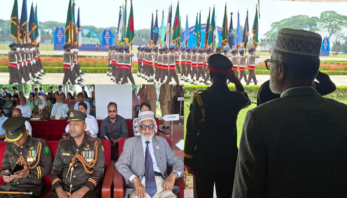 ৪৩তম বিসিএস পুলিশ ব্যাচের প্রশিক্ষণ সমাপনী কুচকাওয়াজে অংশ নেন রাজশাহী জেলা পরিষদের প্রশাসক