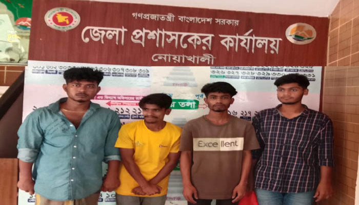 নোয়াখালীতে ডিএনসির অভিযান: ইয়াবা-গাঁজাসহ গ্রেপ্তার ৫