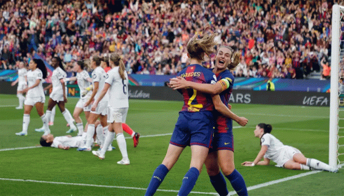 রিয়ালকে বিধ্বস্ত করে সেমিতে বার্সেলোনা