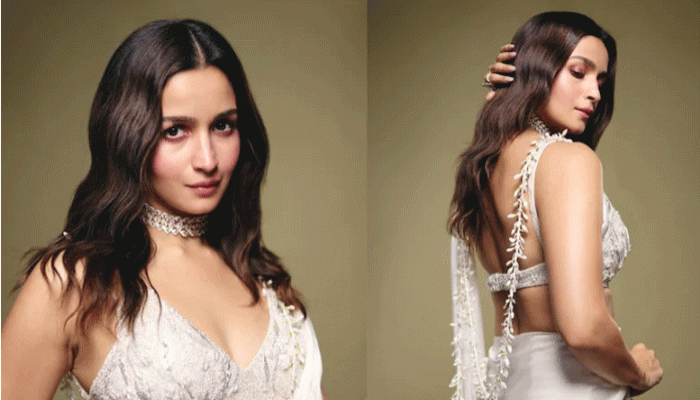 আলিয়ার ‘মোগরা' শাড়িতে কয়েকশো মুক্তোর জাদু!