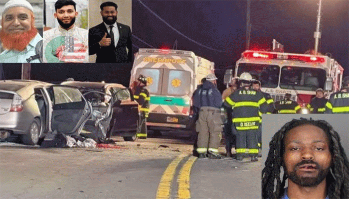 নিউ ইয়র্কে সড়ক দুর্ঘটনায় তিন বাংলাদেশিসহ ৪ জন নিহত