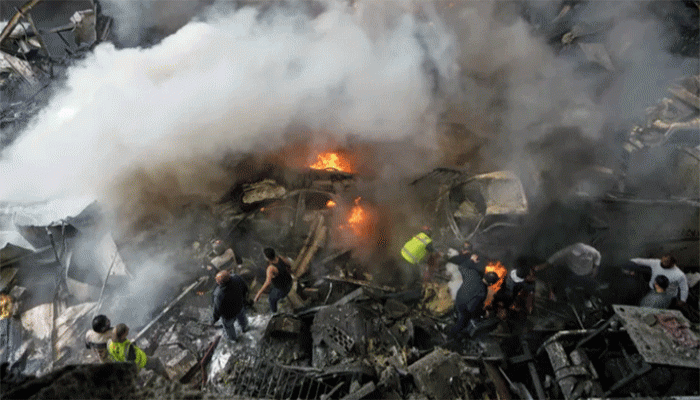 যুদ্ধবিরতির পরও লেবাননে ভয়াবহ বিমান হামলা, বহু হতাহত