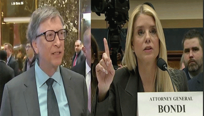 এপস্টেইন তদন্তে সাক্ষ্য দেবেন বিল গেটস,পাম বন্ডির সাক্ষ্য স্থগিত