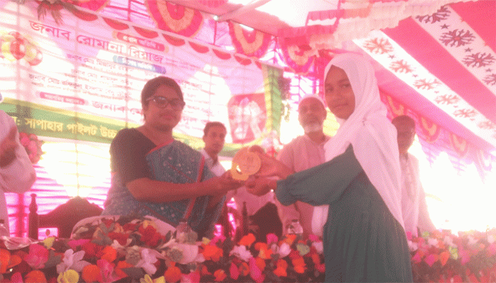 সাপাহার পাইলট উচ্চ বিদ্যালয়'র এস.এস.সি পরীক্ষার্থীদের বিদায় সংবর্ধনা ও নবীন বরণ