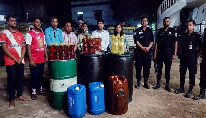 সলঙ্গায় যৌথ অভিযানে অবৈধ জ্বালানি জব্দ, দুইজনকে কারাদণ্ড