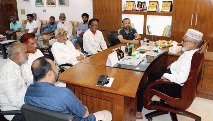 রাজশাহী জেলা পরিষদের নবনিযুক্ত প্রশাসকের সাথে রাজশাহী-৬ আসনের এমপির সৌজন্য সাক্ষাৎ