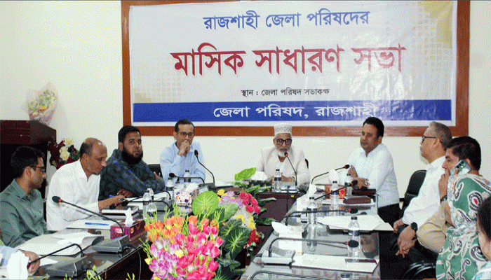 জেলা পরিষদের মাসিক সভা অনুষ্ঠিত