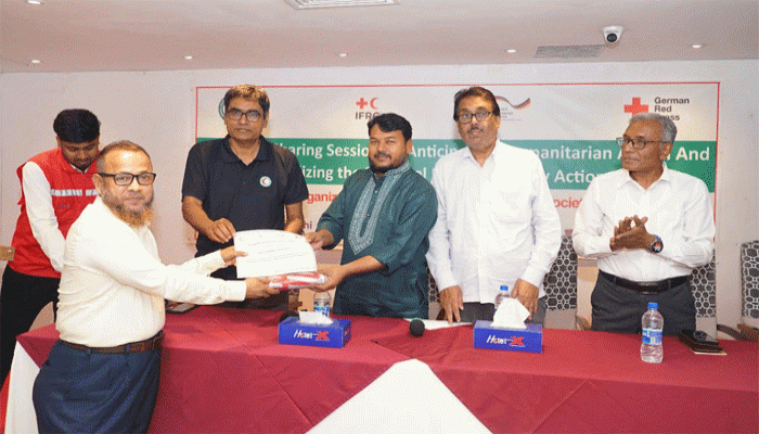 রেড ক্রিসেন্টের উদ্যোগে তাবদাহ আগাম সতর্কীকরণ বিষয়ক প্রশিক্ষণ কর্মশালার সমাপনী অনুষ্ঠিত