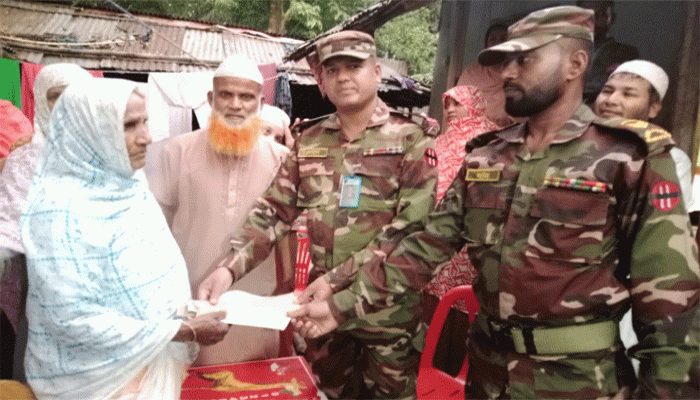 রাজশাহীতে অব: বিমান বাহিনী অফিসার সিকান্দারের মৃত্যুতে বাংলাদেশ সেনাবাহিনীর সম্মাননা প্রদান