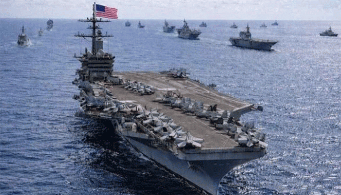 ফের যুদ্ধের হুমকি, হরমুজে যুক্তরাষ্ট্রের ১২ যুদ্ধজাহাজ ও ১০ হাজার সেনা