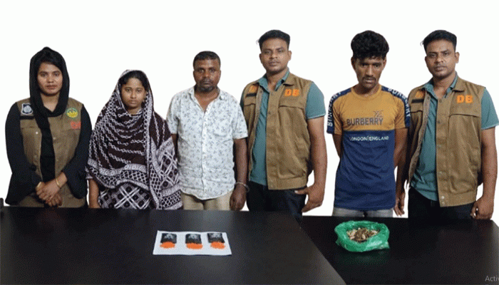 রাজশাহী নগরীতে নারীসহ ৩ মাদক ব্যবসায়ী গ্রেফতার