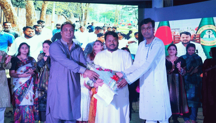 রাজশাহী শিল্পী কল্যাণ সংস্থার অভিষেক উপলক্ষে আলোচনা সভা ও সাংস্কৃতিক অনুষ্ঠান অনুষ্ঠিত