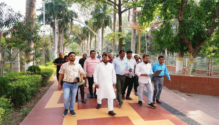 রাজশাহী কেন্দ্রীয় উদ্যান ও চিড়িয়াখানার অভ্যন্তরে বিভিন্ন উন্নয়ন কাজ বাস্তবায়নে নির্দেশনা দিলেন রাসিক প্রশাসক