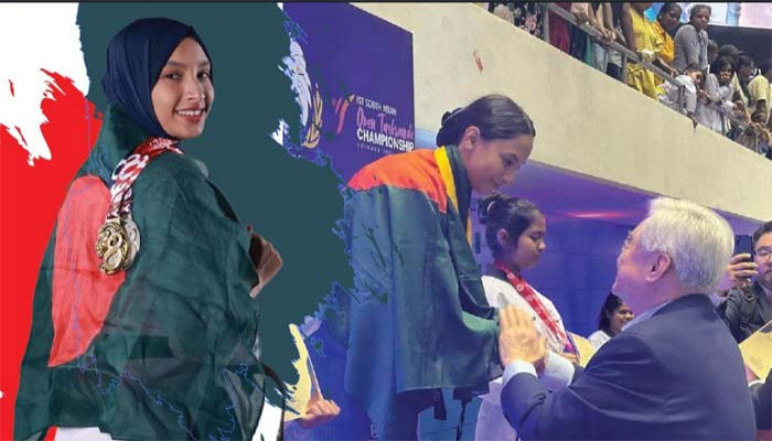 তায়কোয়ানডো ফেডারেশনে অনিয়ম ও দুর্নীতির মহোৎসব: বলি হচ্ছেন স্বর্ণজয়ী লুবাবা