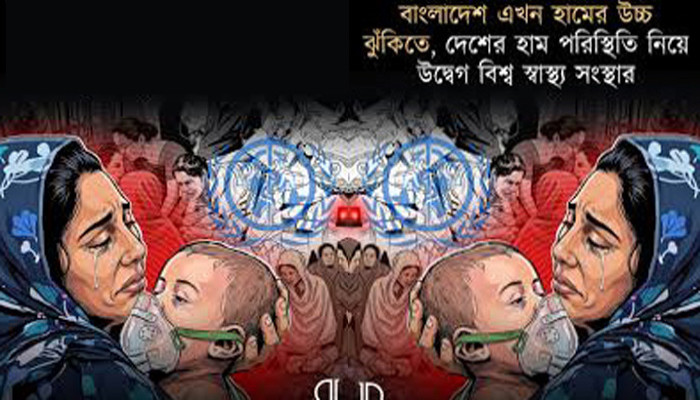 বাংলাদেশে হাম পরিস্থিতি উচ্চ ঝুঁকিপূর্ণ, বিশ্ব স্বাস্থ্য সংস্থার সতর্কতা, জরুরি পদক্ষেপের আহ্বান