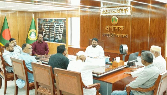 রাসিক প্রশাসকের সাথে বিভিন্ন ব্যক্তি, প্রতিষ্ঠান ও সংগঠনের প্রতিনিধিবৃন্দের সৌজন্য সাক্ষাৎ
