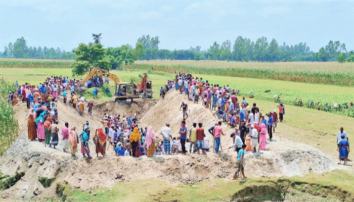 পীরগঞ্জে প্রায় ১৩ কিলোমিটার খাল পুনঃখনন কাজের উদ্বোধন: জলাবদ্ধতা নিরসন ও কর্মসংস্থানে নতুন দিগন্ত