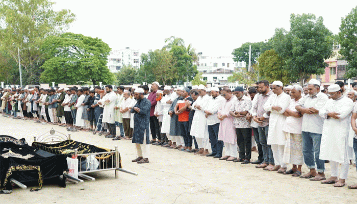 জয়নব বেগমের জানাযা নামাজ অনুষ্ঠিত
