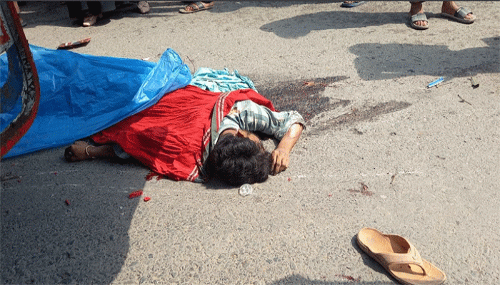 সিংড়ায় সড়ক দুর্ঘটনায় ছাগল ব্যবসায়ি নিহত