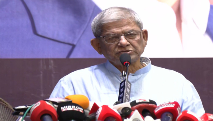 ফারাক্কা চুক্তি সম্পাদনেই প্রমাণিত হবে ভারতের সঙ্গে সুসম্পর্ক থাকবে কি না: মির্জা ফখরুল