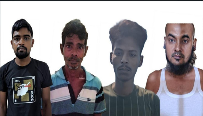 রাজশাহী নগরীতে মাদক কারবারী গ্রেফতার ৪