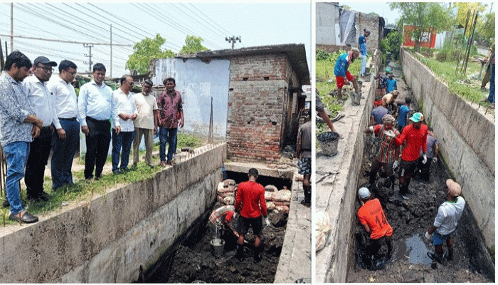 ২০ বছর পর রাজশাহীর ২ ও ৫ নম্বর ওয়ার্ডে ড্রেন পরিষ্কার কার্যক্রম শুরু