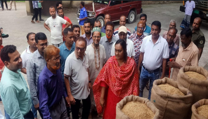 মোহনপুরে অভ্যন্তরীণ বোরো ধান/চাল সংগ্রহ- ২০২৬ শুভ উদ্বোধন