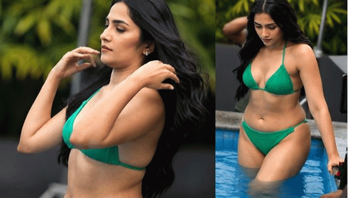 রুক্মিণী বসন্তর বিকিনি পরা ভিডিও ভাইরাল