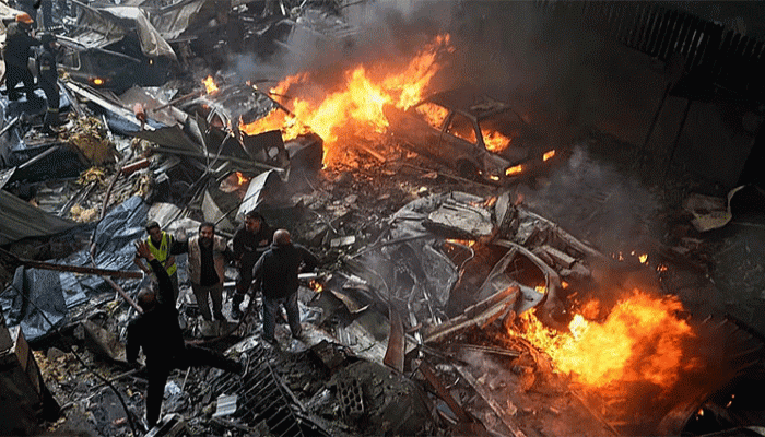 লেবাননে ইসরায়েলের ভয়াবহ বিমান হামলায় নিহত ৩১