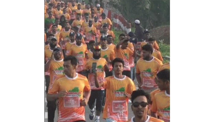 রাণীনগরে রানারদের অংশগ্রহনে ১০কিলোমিটার দৌড় অনুষ্ঠিত