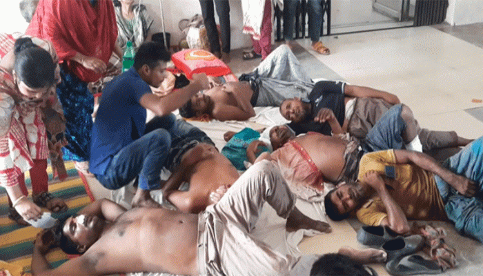 শৈলকূপায় আধিপত্য বিস্তার নিয়ে দু’পক্ষে সংঘর্ষে আহত ৫০