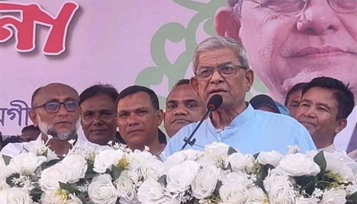 গণতান্ত্রিক রাজনৈতিক সংস্কৃতি প্রতিষ্ঠায় সব দলের জন্য সমান সুযোগ চায় বিএনপি: মির্জা ফখরুল
