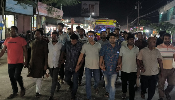 কেন্দ্রীয় যুবদলের সহ-সভাপতি নির্বাচিত হওয়ায় রাণীশংকৈলে আনন্দ মিছিল