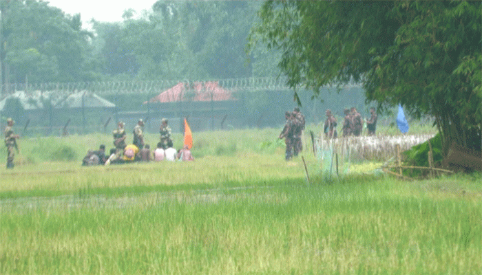 পঞ্চগড় সীমান্তে ১০ জনকে পুশইনচেষ্টায় বাধা দিলো বিজিবি