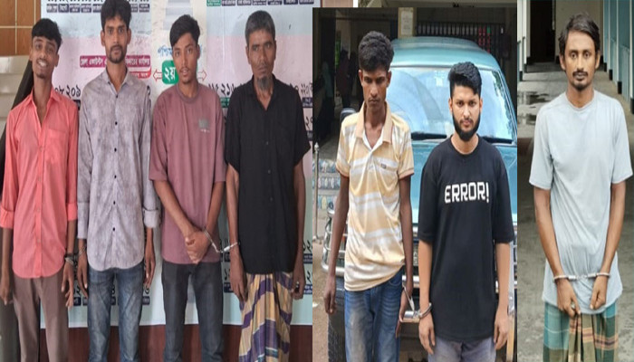 নোয়াখালীতে সাত ইয়াবাসেবীর কারাদণ্ড