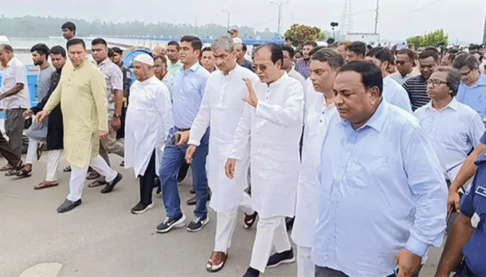 একসাথে তিন মন্ত্রী-প্রতিমন্ত্রী হাজির তিস্তা ব্যারেজ পরিদর্শনে
