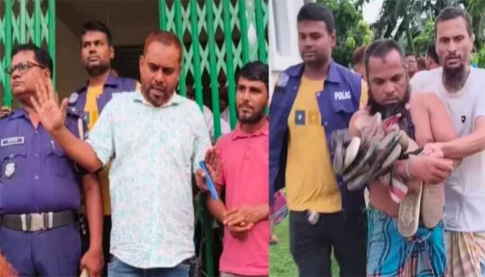 মসজিদের ভেতরে শিশু ধর্ষণ, ইমামকে হাতেনাতে ধরে জুতার মালা ও গণপিটুনি