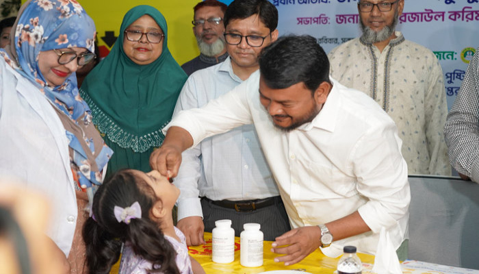 জাতীয় ভিটামিন এ প্লাস ক্যাম্পেইন- এ শতভাগ সাফল্য অর্জন রাসিকের