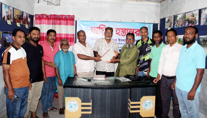 বিপিজেএ  রাজশাহী শাখার নব-নির্বাচিত কমিটির দায়িত্ব গ্রহণ