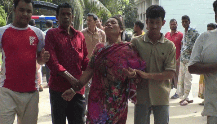 ট্রাক-মোটরসাইকেল সংঘর্ষে বাবা ও ছেলের মৃত্যু