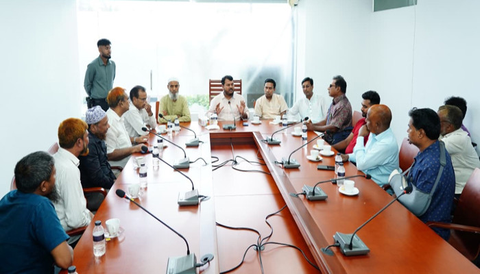 জাসাস নেতৃবৃন্দের সঙ্গে রাজশাহী সিটি কর্পোরেশনের প্রশাসকের মতবিনিময়