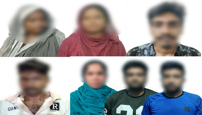 নগরীতে মাদকবিরোধী অভিযানে ইয়াবা,গাঁজা ও ট্যাপেন্টাডল সহ গ্রেপ্তার-৭