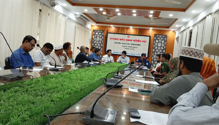 লালপুরে আইন-শৃঙ্খলা বিষয়ক সভা
