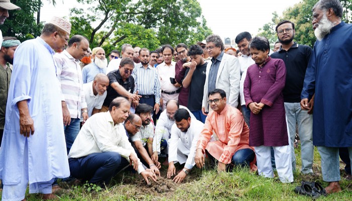 রাজশাহীতে পেশাজীবী দলের বৃক্ষরোপণ কর্মসূচির উদ্বোধন