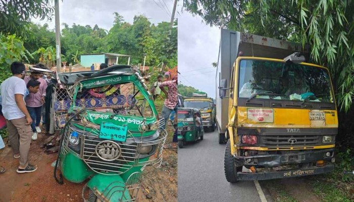 কক্সবাজারে কাভার্ডভ্যান-অটোরিকশার মুখোমুখি সংঘর্ষে দুই বোনসহ নিহত ৩