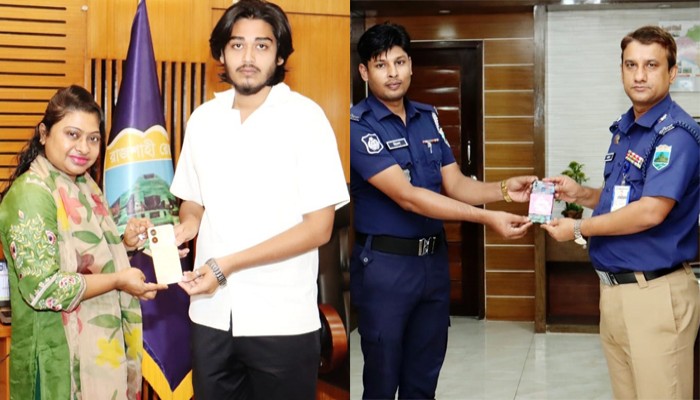 রাজশাহী জেলা পুলিশের উদ্যোগে প্রকৃত মালিকদের হাতে ফিরল ৫০ হারানো মোবাইল ফোন