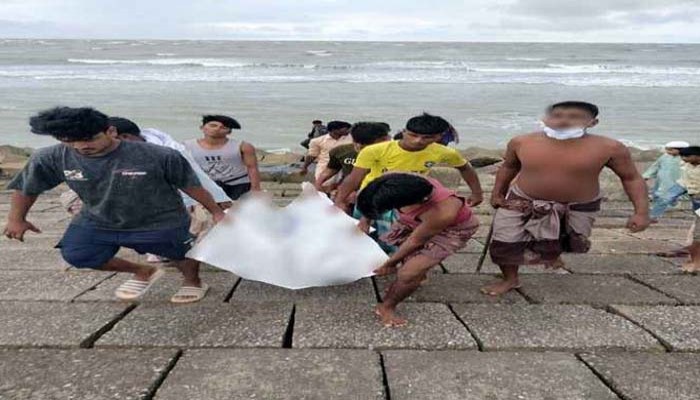 টেকনাফে সাগরে ভেসে এলো অজ্ঞাত যুবকের মরদেহ