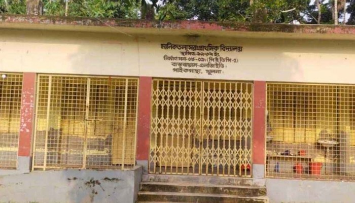 খুলনায় তালা ভেঙে প্রাথমিক স্কুলে চুরি, বাদ যায়নি বাচ্চাদের দুধের কার্টনও